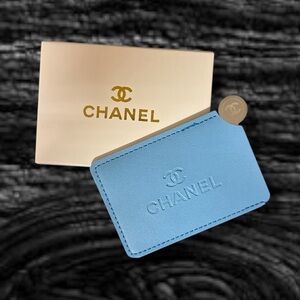 Sky Blue Card Holder & Mirror - New Box Bridsemaid Stocking Stuffer Gift